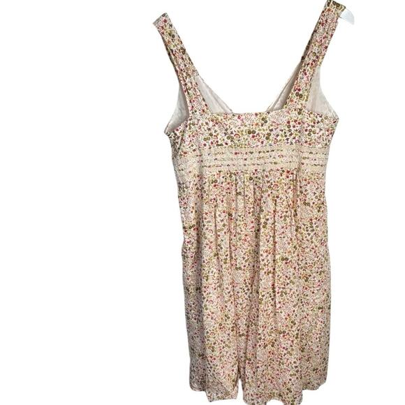 Sundance Midi Sleeveless V-neck Floral Cotton Dress W1791 Sz 16 - Picture 2 of 8